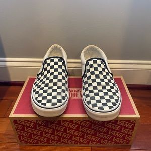 Checkered Slide-On Vans